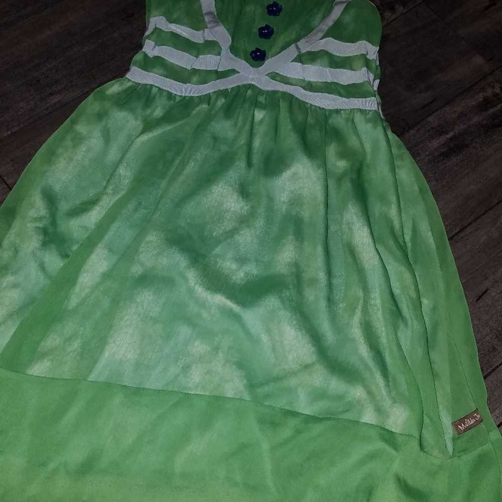 Matilda Jane spearmint dress size small s green - image 1