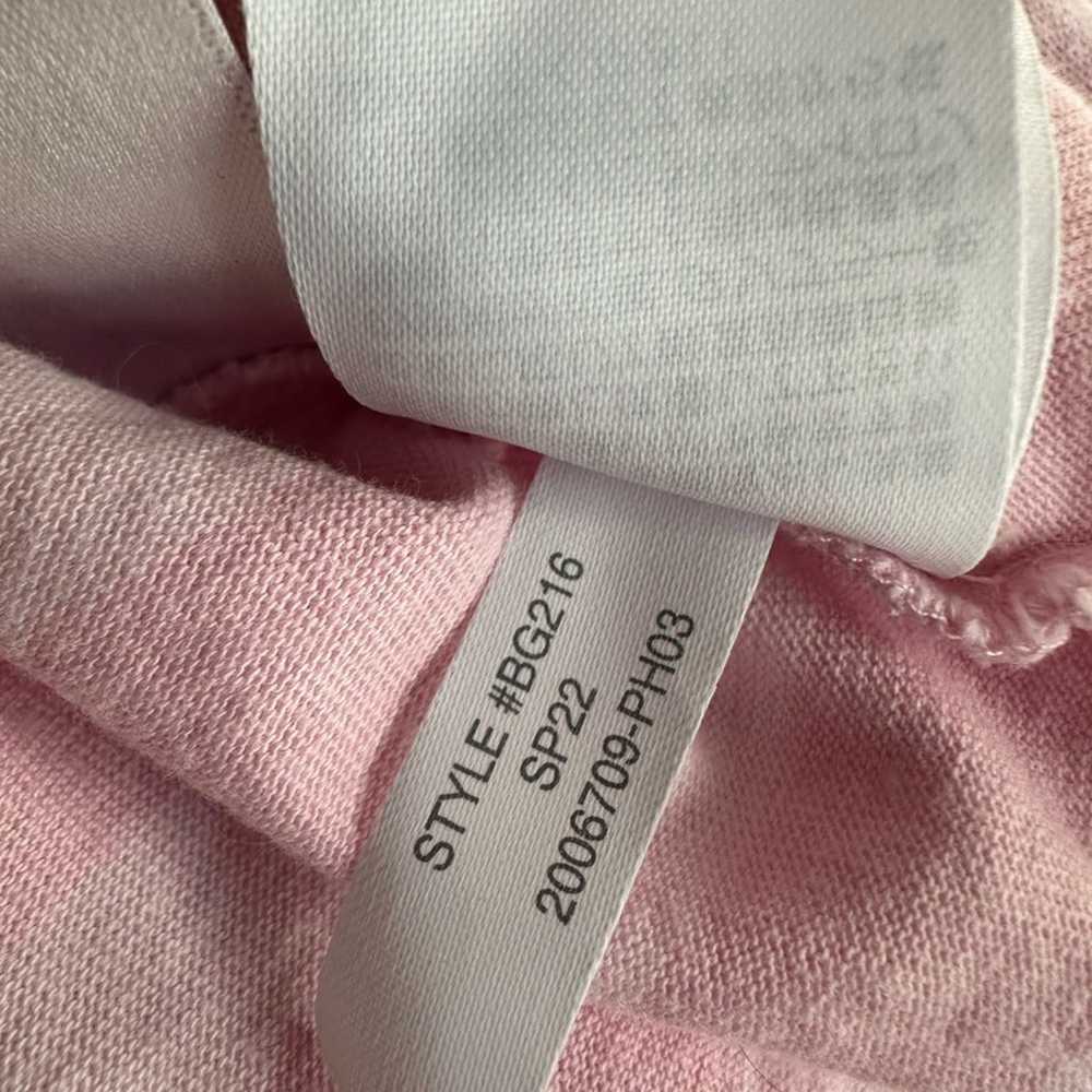 J Crew Midi T-shirt Dress Ballerina Pink Stripe S… - image 6
