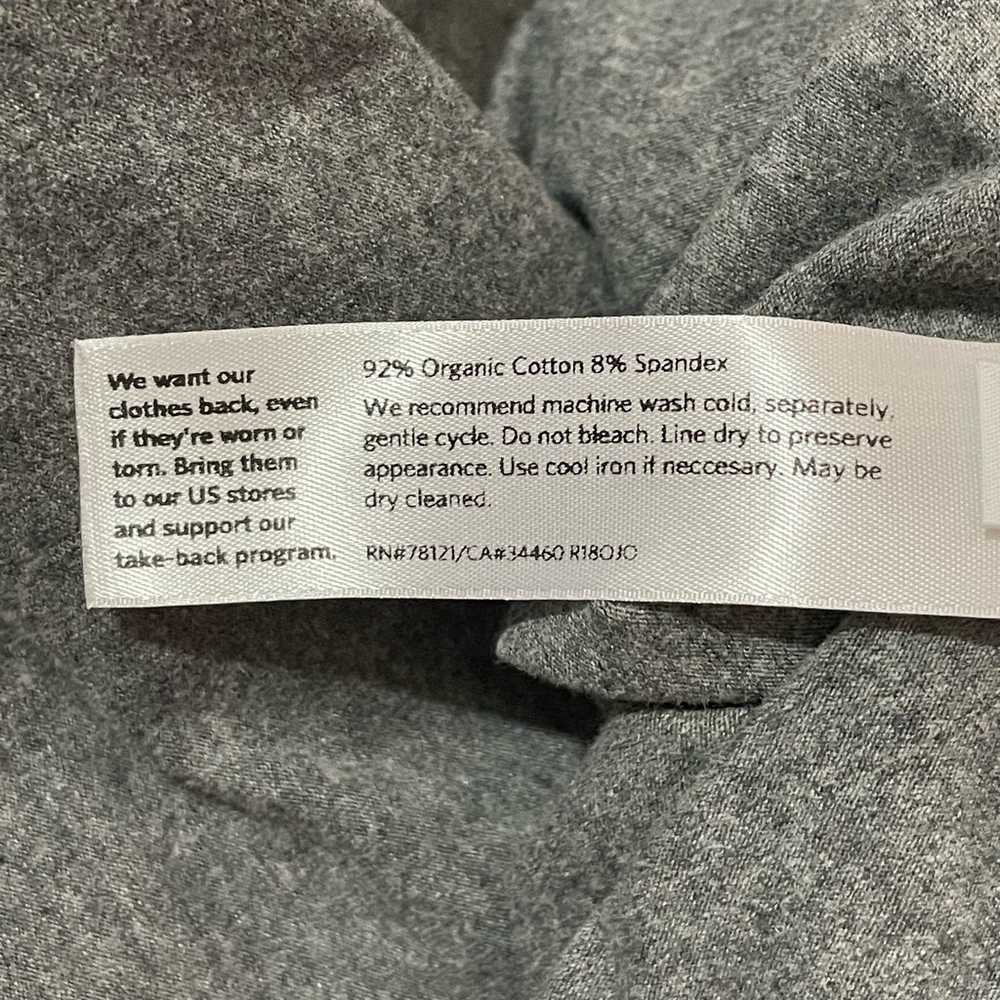 Eileen Fisher Organic Cotton T-Shirt Dress - Gray… - image 8