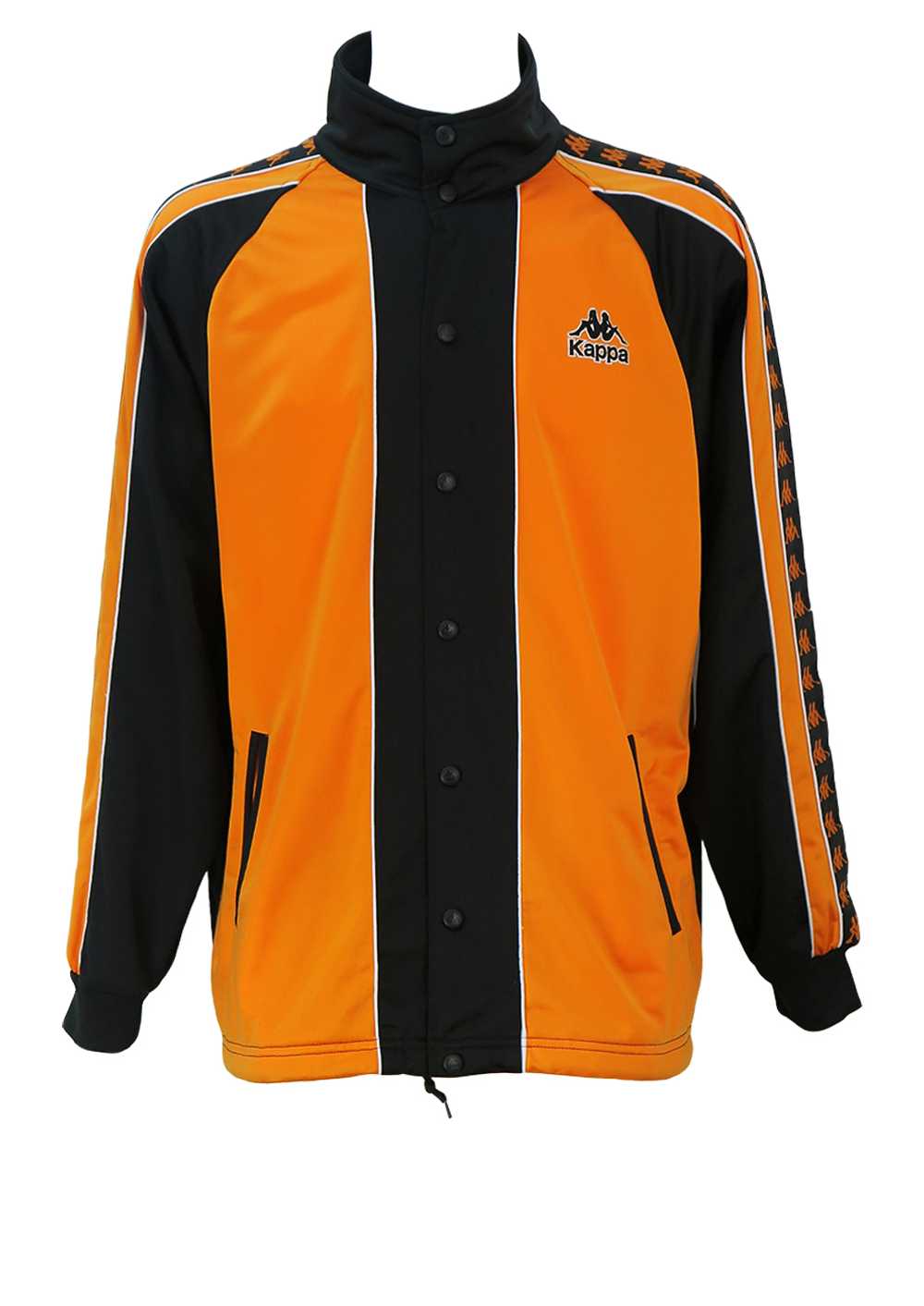 Kappa Yellow & Black Track Jacket – M/L - image 1