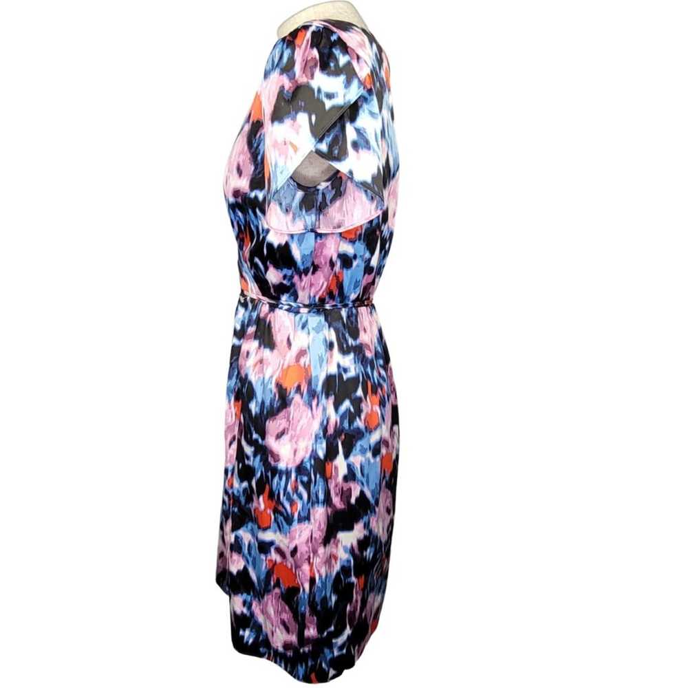 Faux Wrap Colorful Dress Size 4 - image 2