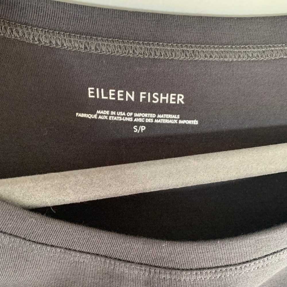 Eileen Fisher dark gray cotton spandex below knee… - image 5