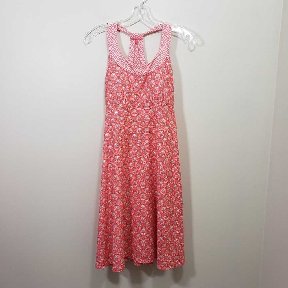 PrAna Summer peach botanica Cali racerback dress … - image 4