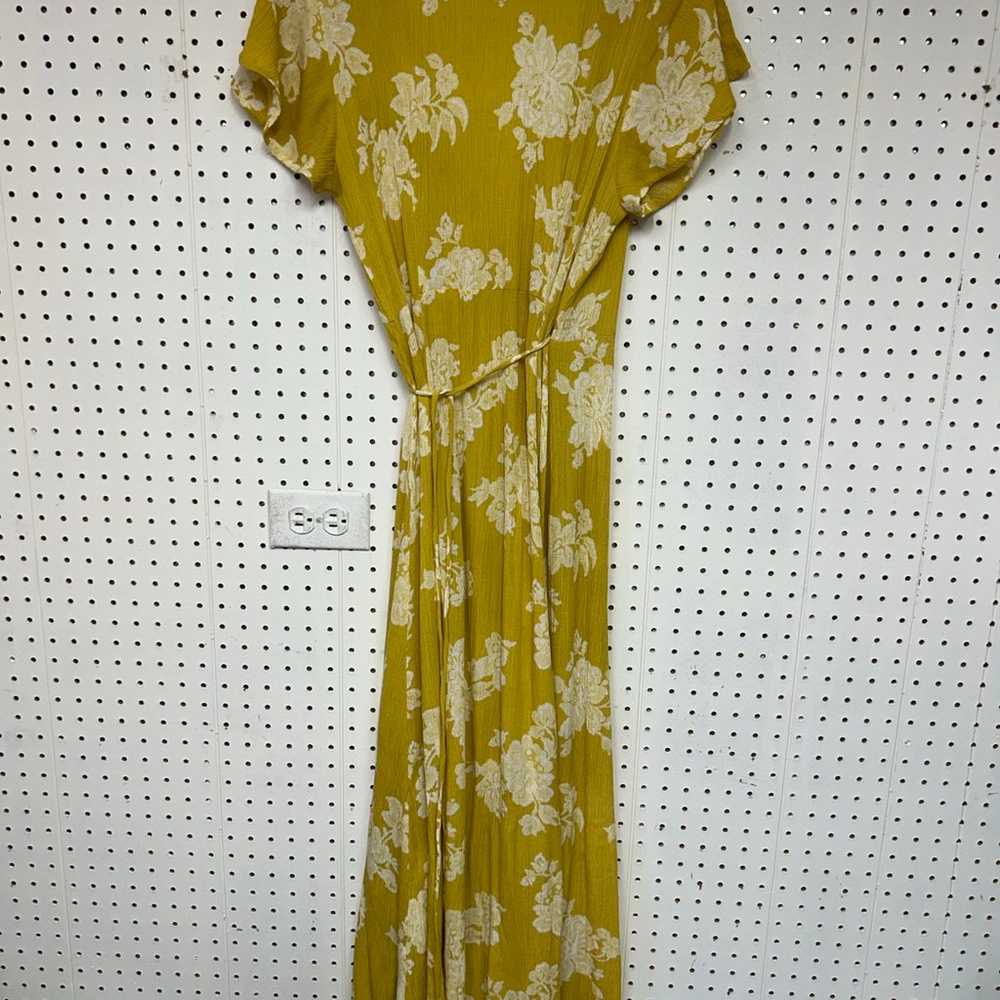 Lulu’s Heart of Marigold Yellow Floral Print Wrap… - image 6