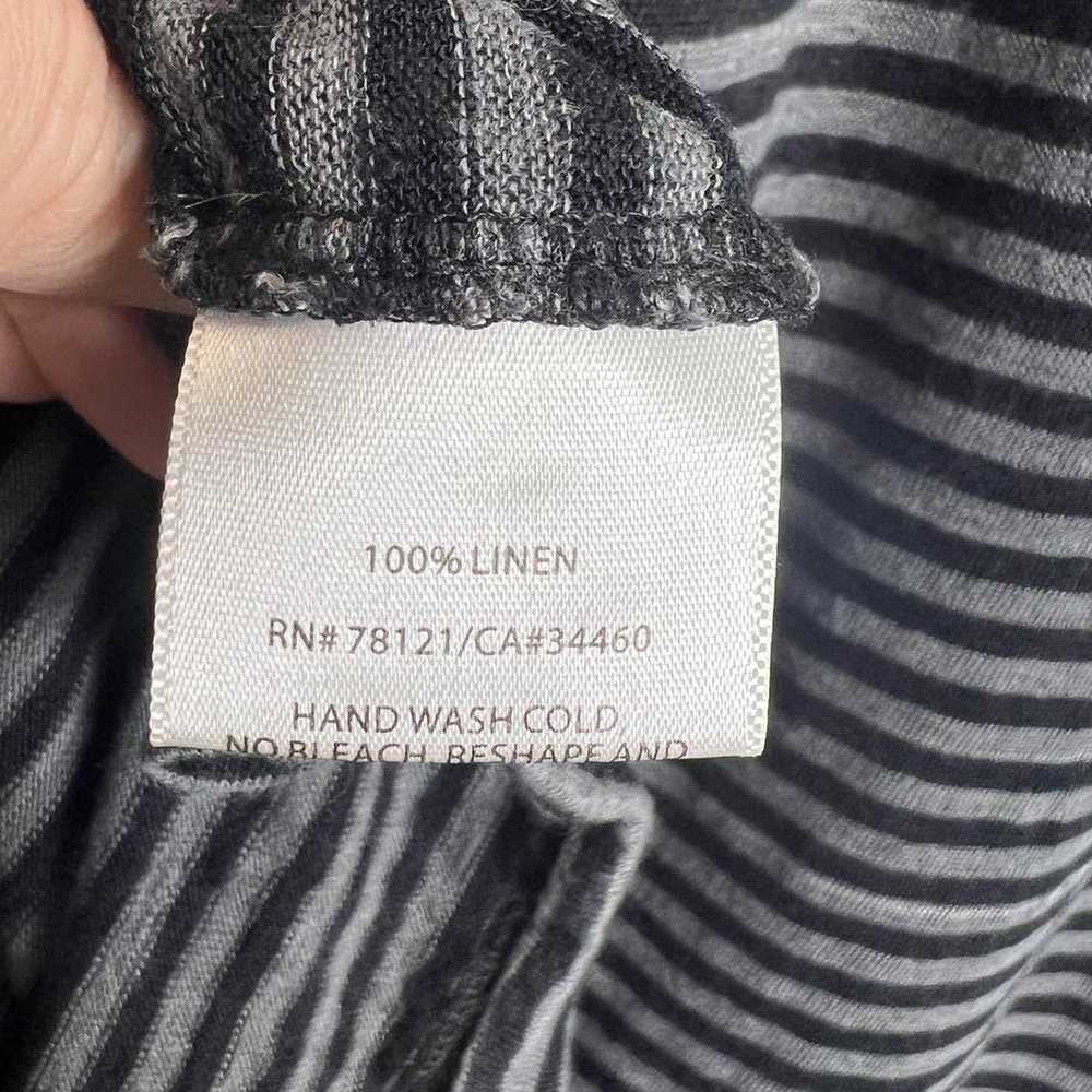 Eileen Fisher Striped Linen Maxi Dress Size Mediu… - image 10