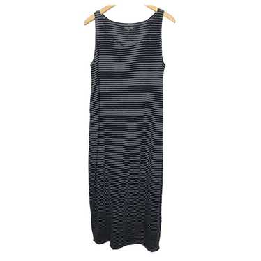 Eileen Fisher Striped Linen Maxi Dress Size Mediu… - image 1