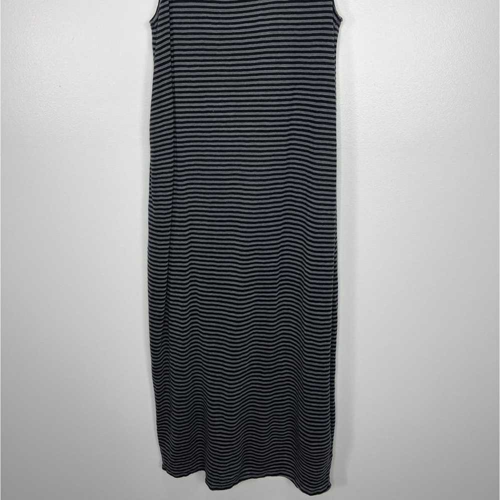 Eileen Fisher Striped Linen Maxi Dress Size Mediu… - image 4