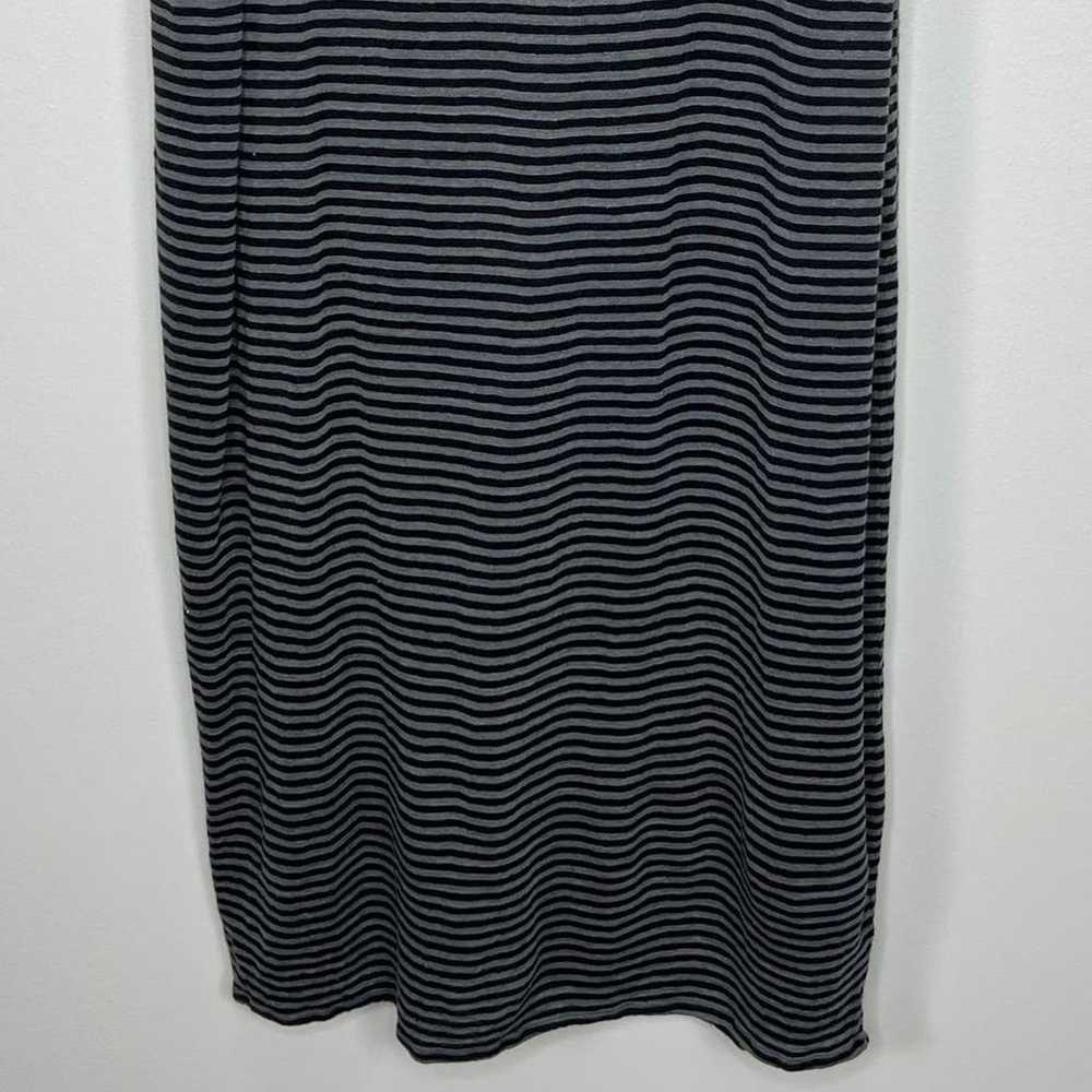 Eileen Fisher Striped Linen Maxi Dress Size Mediu… - image 5