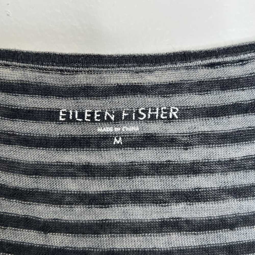 Eileen Fisher Striped Linen Maxi Dress Size Mediu… - image 9