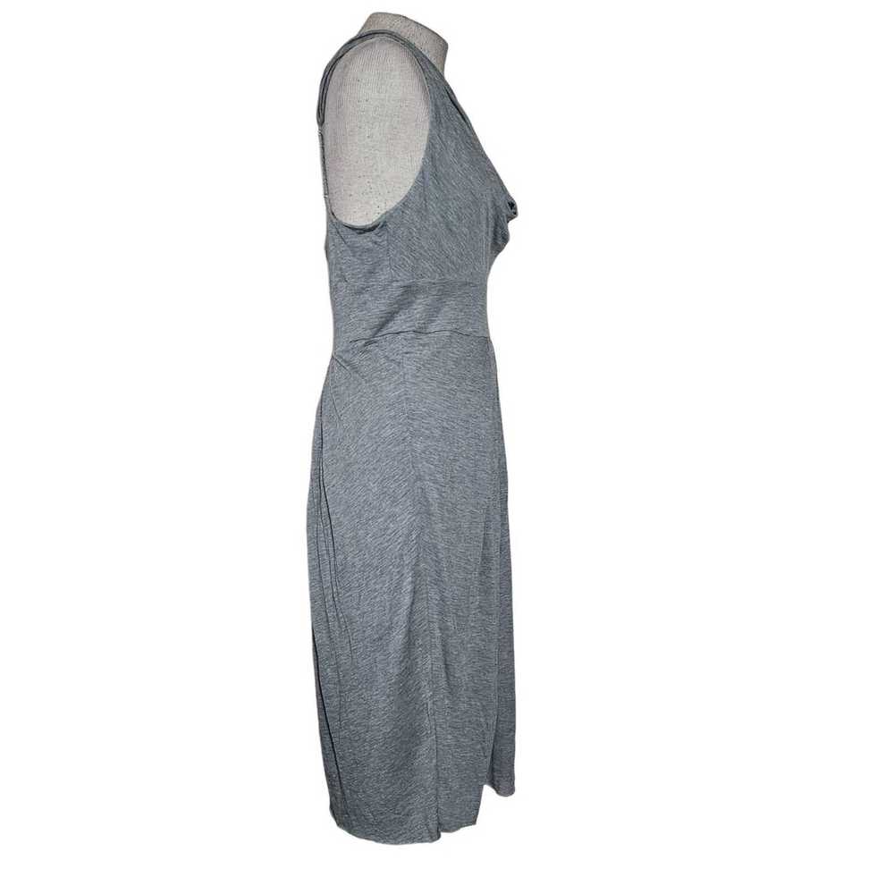 BCBGMAXAZRIA Gray Cowl Neck Sleeveless Dress Size… - image 2