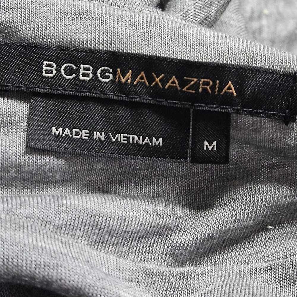 BCBGMAXAZRIA Gray Cowl Neck Sleeveless Dress Size… - image 4