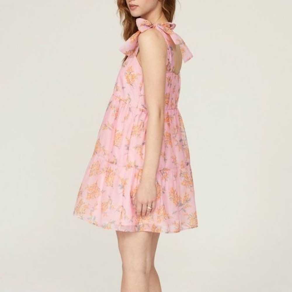 Peter Som Collective Floral Tiered Mini Dress - image 4