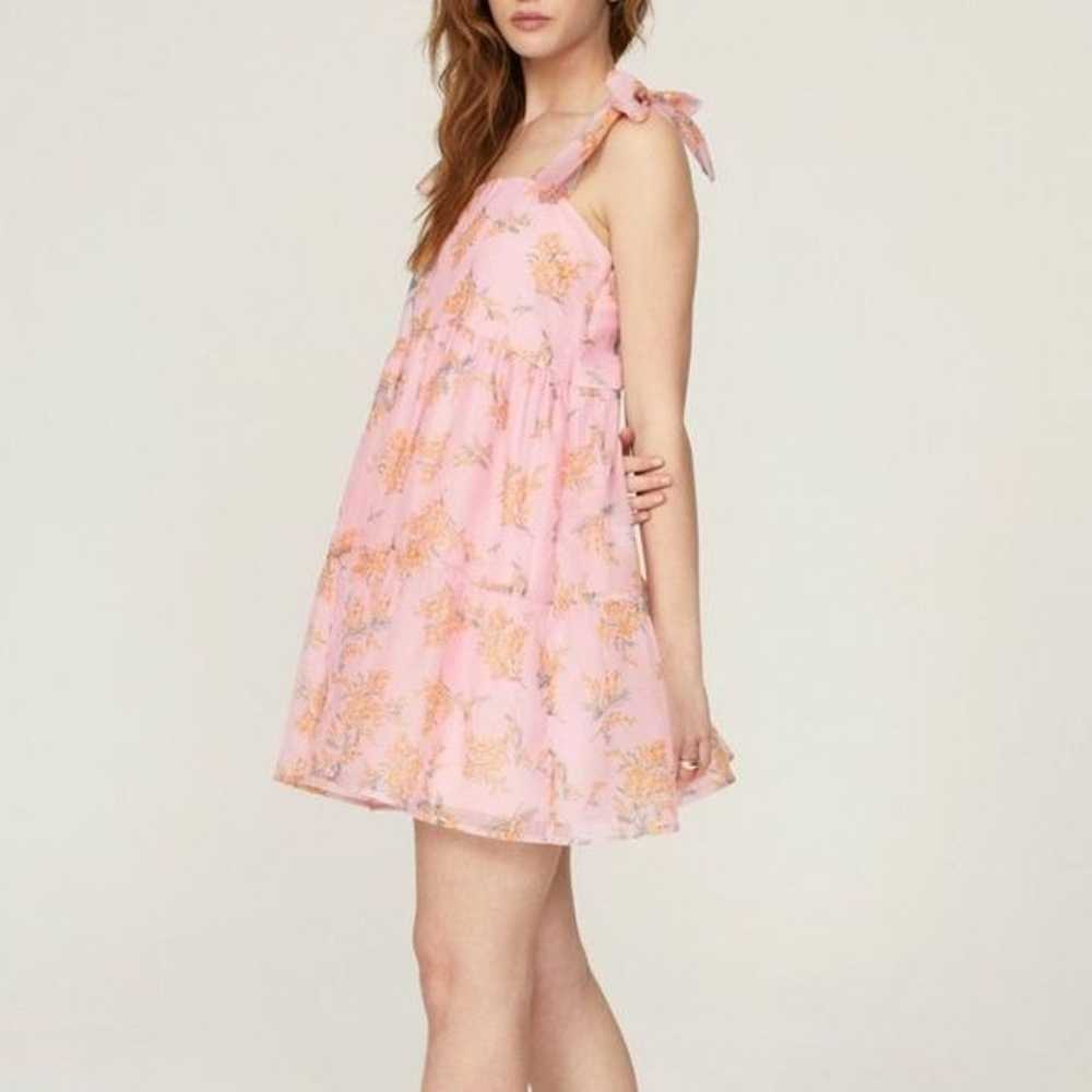 Peter Som Collective Floral Tiered Mini Dress - image 5