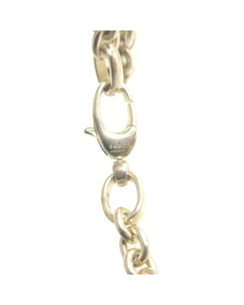 Gucci Interlocking Silver Pendant Necklace - image 4