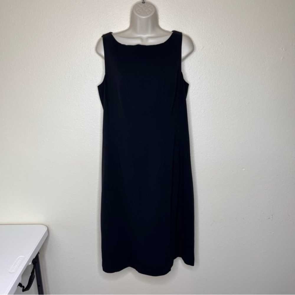 Ann Taylor Sleeveless Black Sheath Dress Lined LB… - image 11