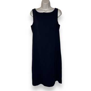 Ann Taylor Sleeveless Black Sheath Dress Lined LB… - image 1