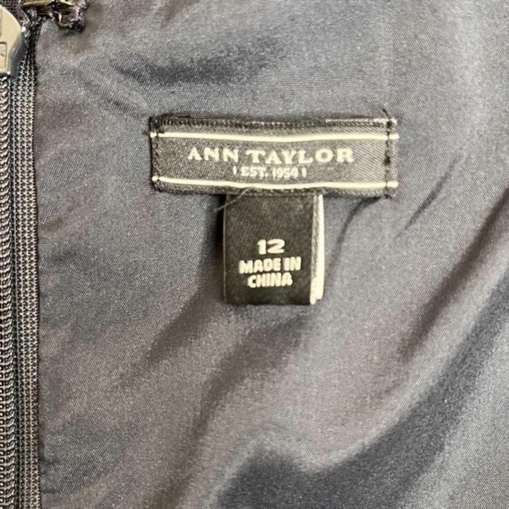 Ann Taylor Sleeveless Black Sheath Dress Lined LB… - image 6