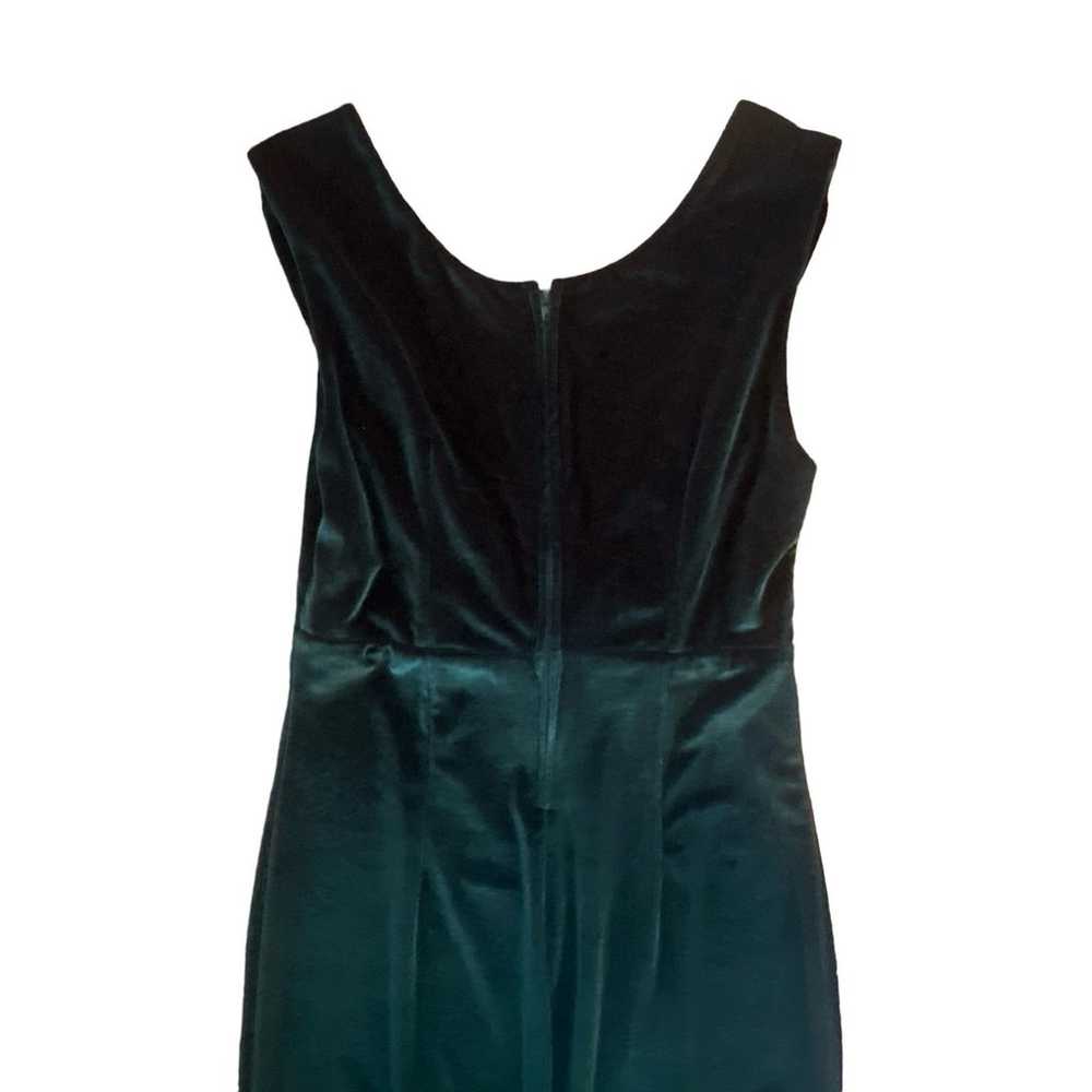 XL Rock Steady Lady Long Song Green Velvet Dress … - image 4