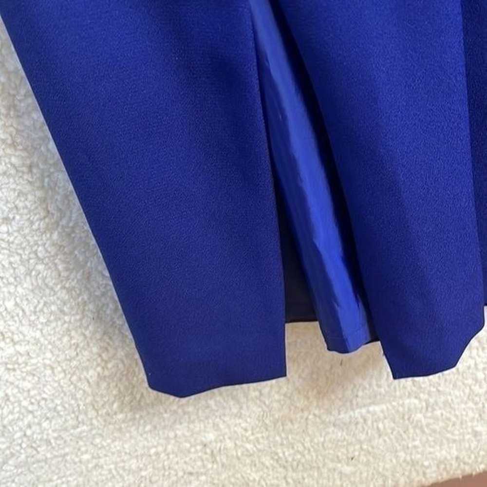 Positive Attitude Womens Blue Dress Lined Sleevel… - image 5