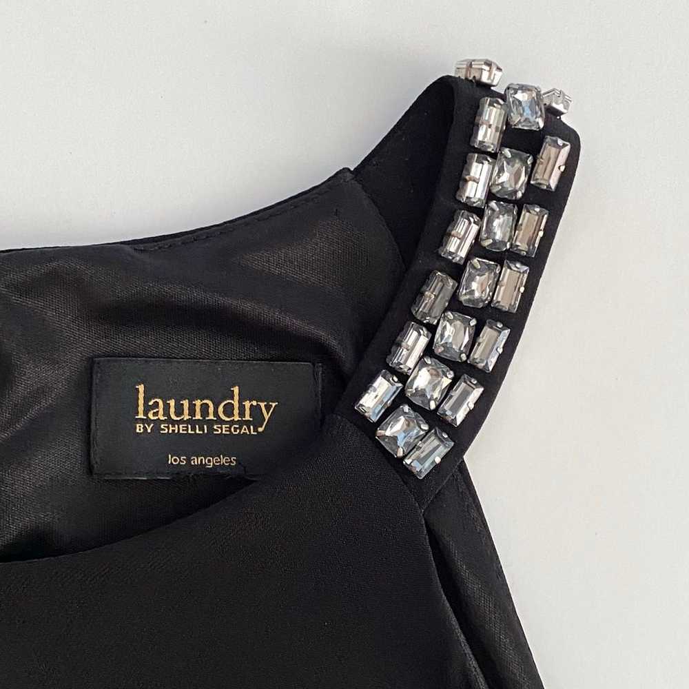 Laundry by Shelli Segal Rhinestone Straps Knot Wa… - image 5