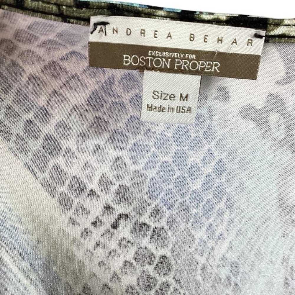 Boston Proper Andrea Behar Women M Animal Print M… - image 5