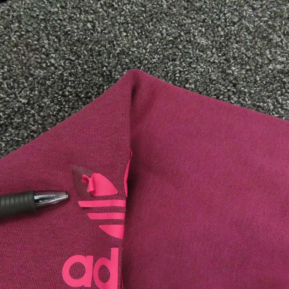 Adidas Adidas Hoodie Womens Small Red Cropped Lon… - image 2