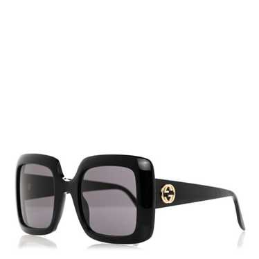GUCCI Acetate Square Frame Sunglasses GG0896S Blac