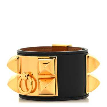 HERMES Box Collier de Chien CDC Bracelet S Black