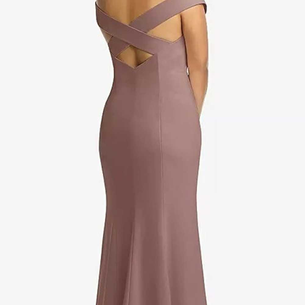 Dessy Collection Off-The-Shoulder Criss Cross Bac… - image 2