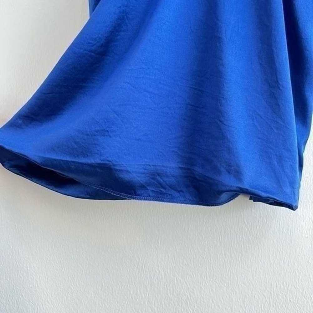 Barney New York Coop Women’s Size 2 Blue Silk Sle… - image 9