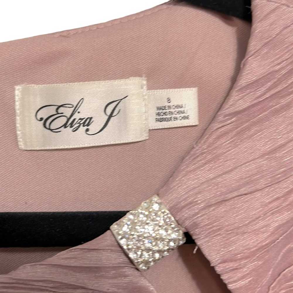 Eliza J Blush Pink Dress with jewel detail Size 8 - image 3
