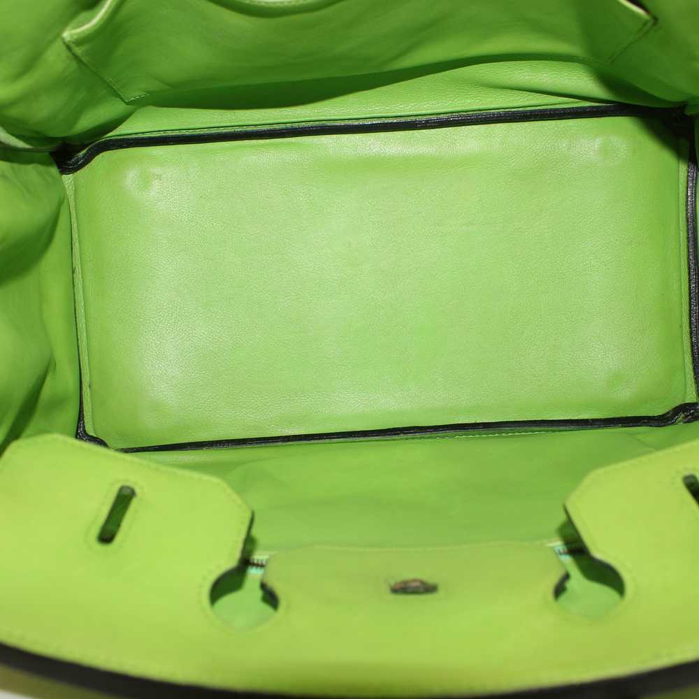 Hermes Hand Bag Birkin35 Light green Leather 4331… - image 12