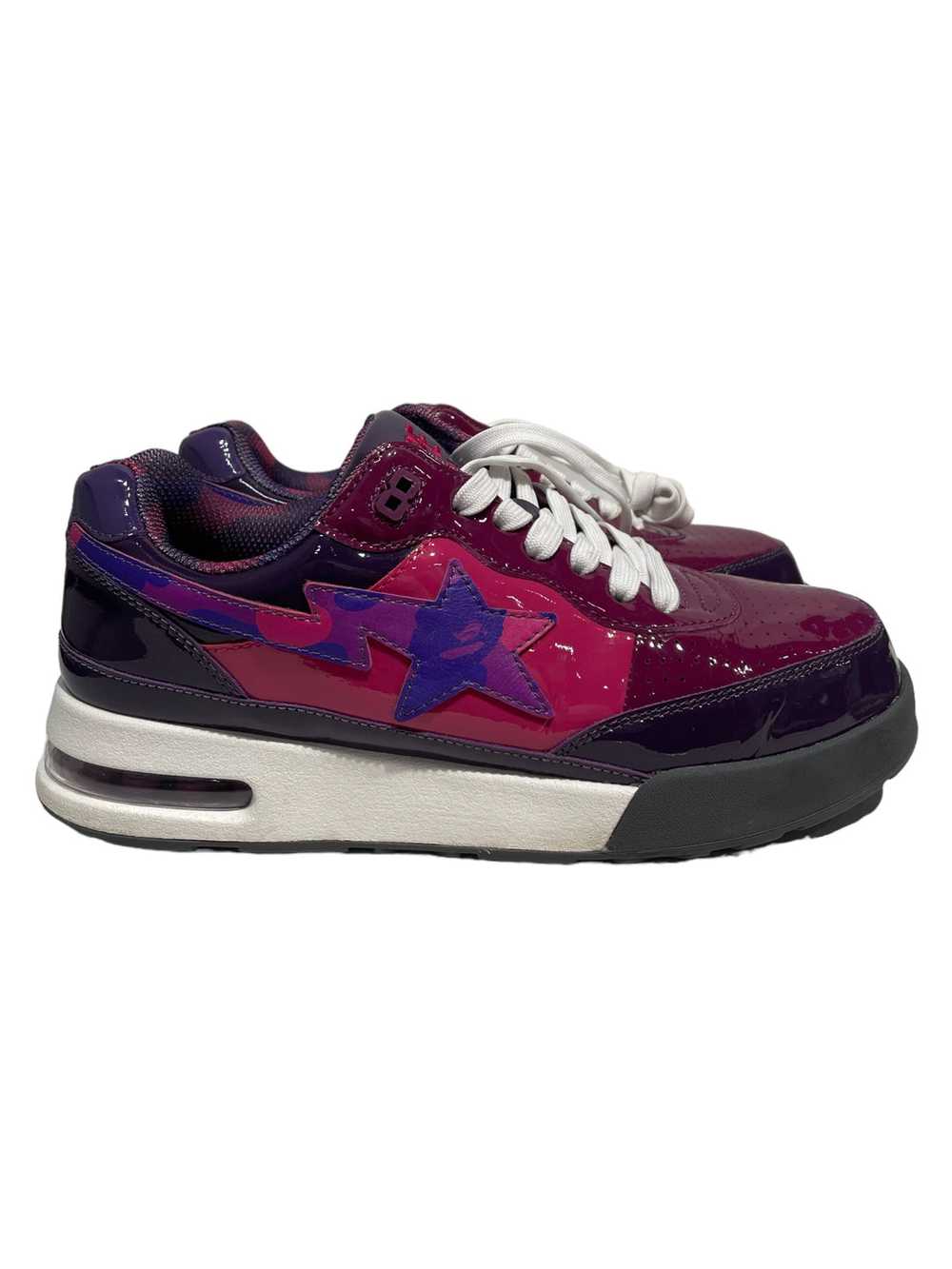BAPE STA!/Low-Sneakers/US 8/Camouflage/Leather/PP… - image 5