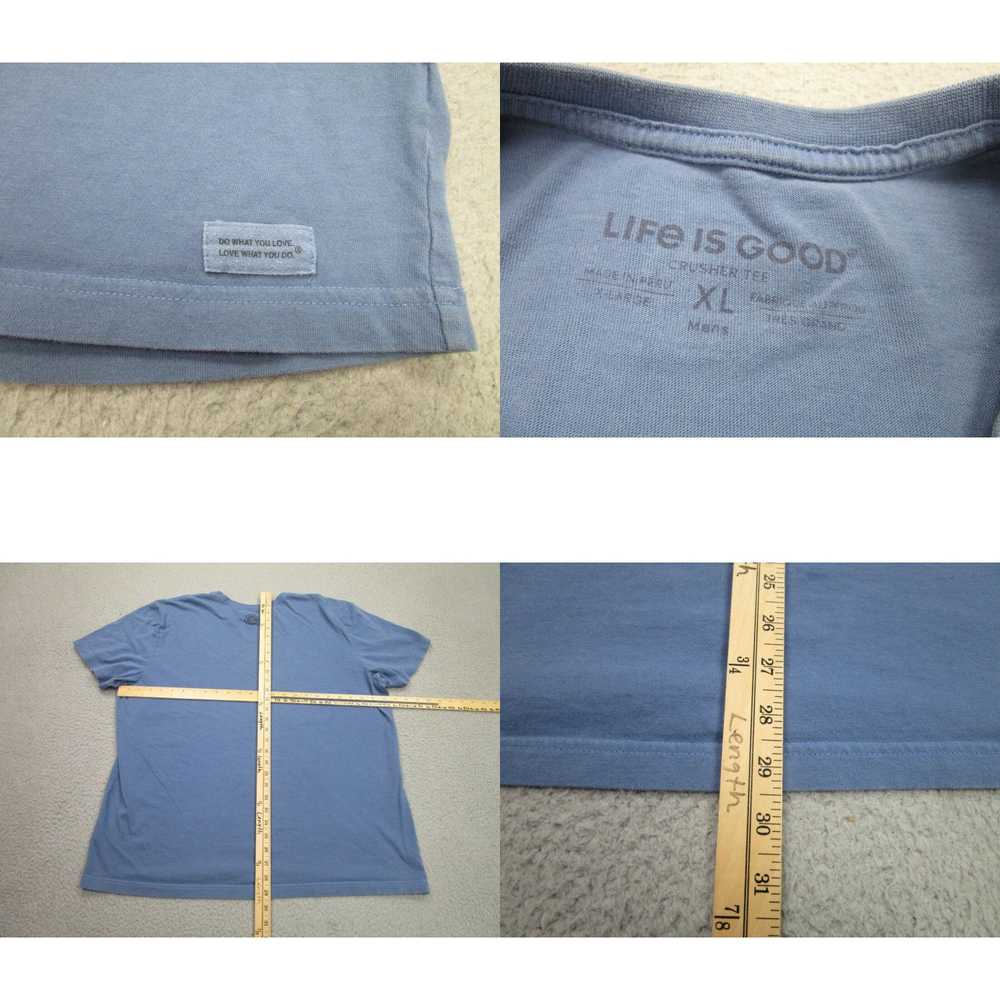 Life Is Good Life is Good Shirt Mens XL Blue Crus… - image 4