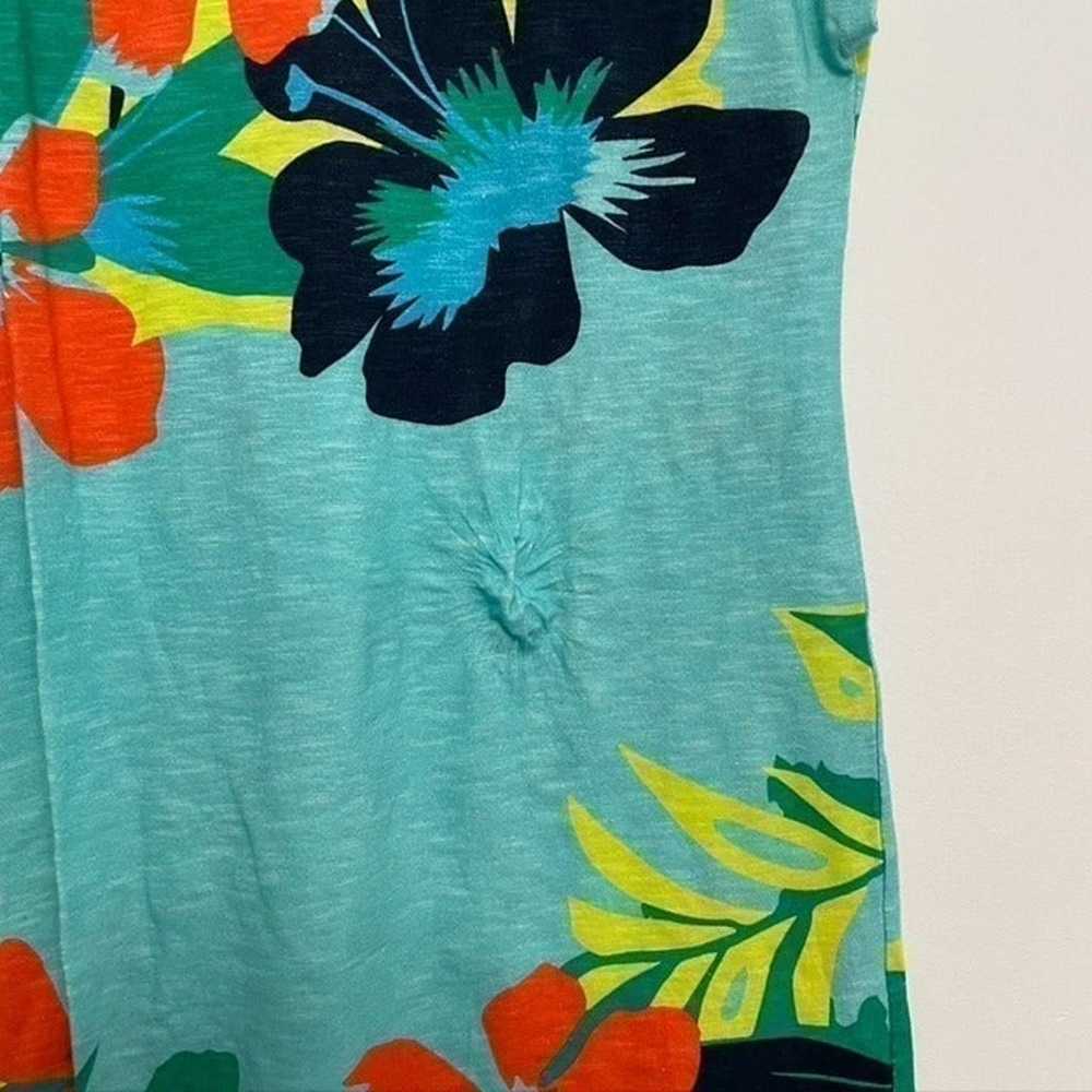 SOFT SURROUNDINGS Leilani Dress Aqua Blue Green T… - image 9