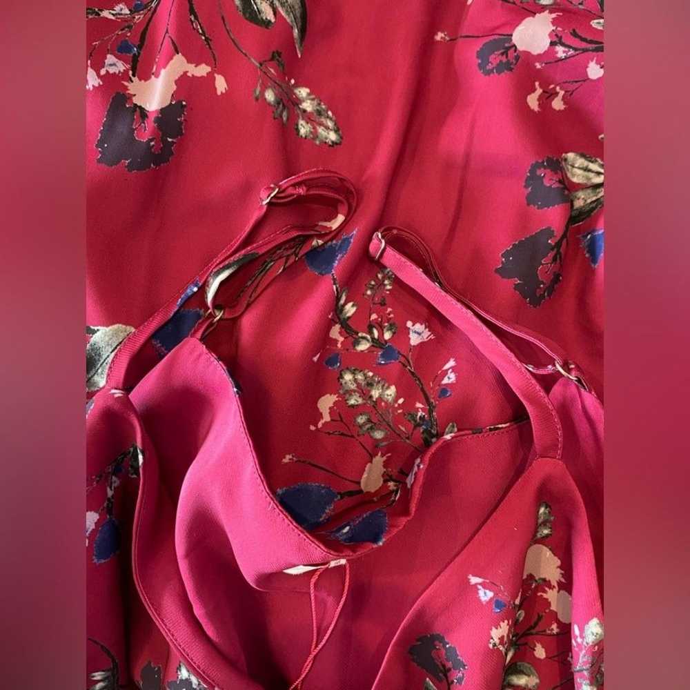 Women’s Parker Floral Ruffled Hi-Lo Midi Dress NW… - image 2