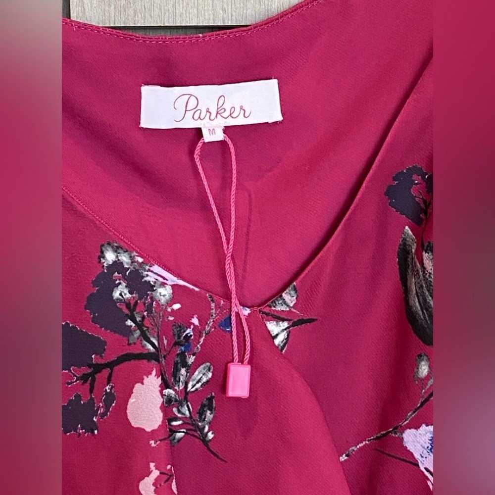 Women’s Parker Floral Ruffled Hi-Lo Midi Dress NW… - image 3