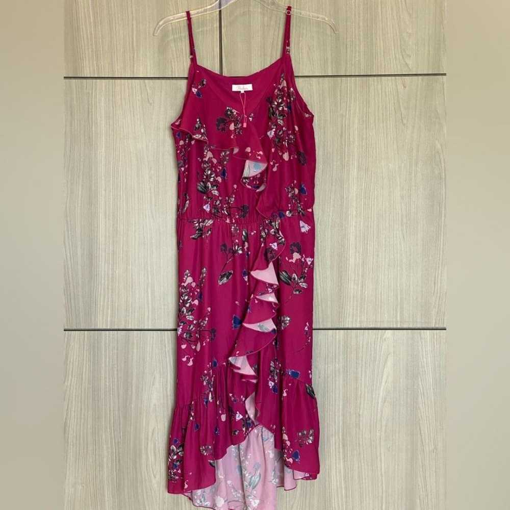 Women’s Parker Floral Ruffled Hi-Lo Midi Dress NW… - image 4
