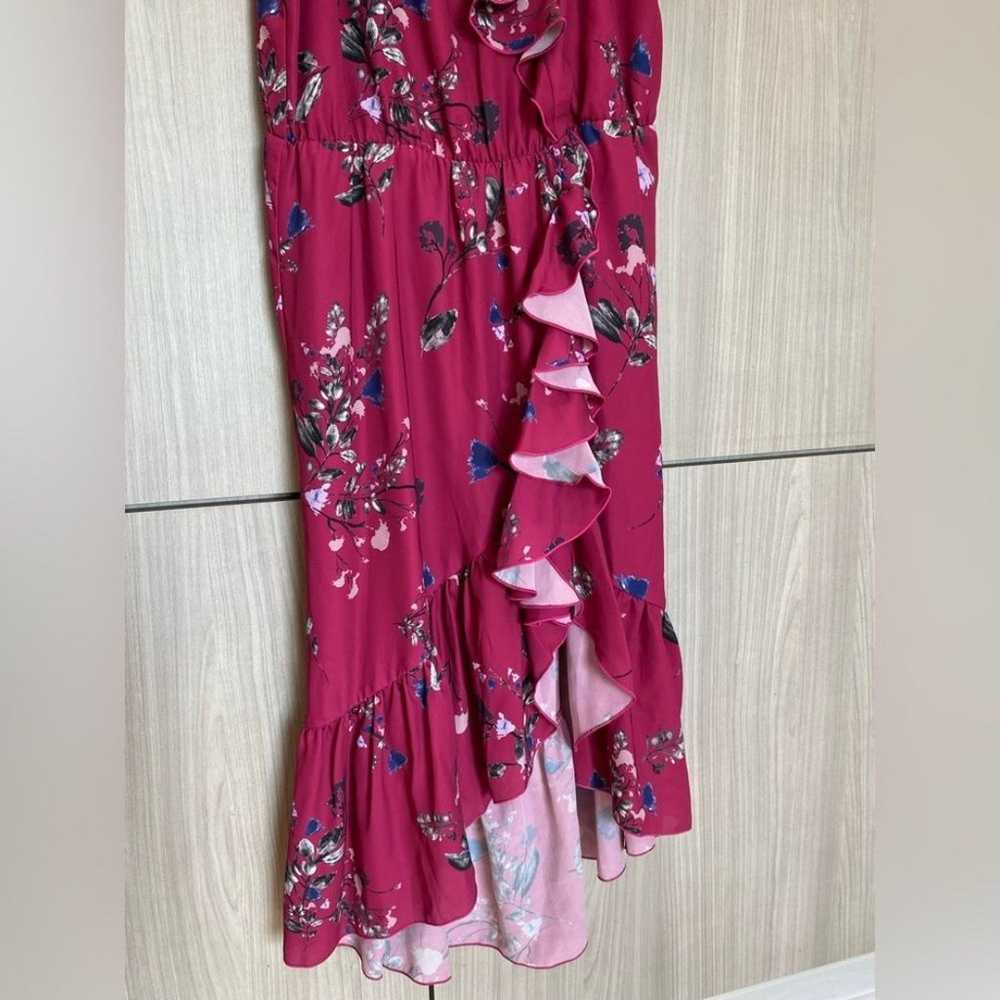 Women’s Parker Floral Ruffled Hi-Lo Midi Dress NW… - image 5