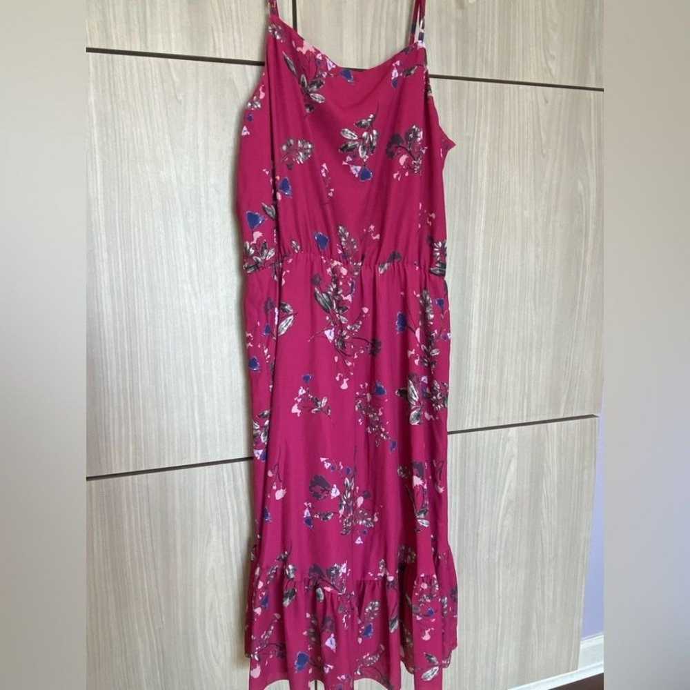 Women’s Parker Floral Ruffled Hi-Lo Midi Dress NW… - image 6