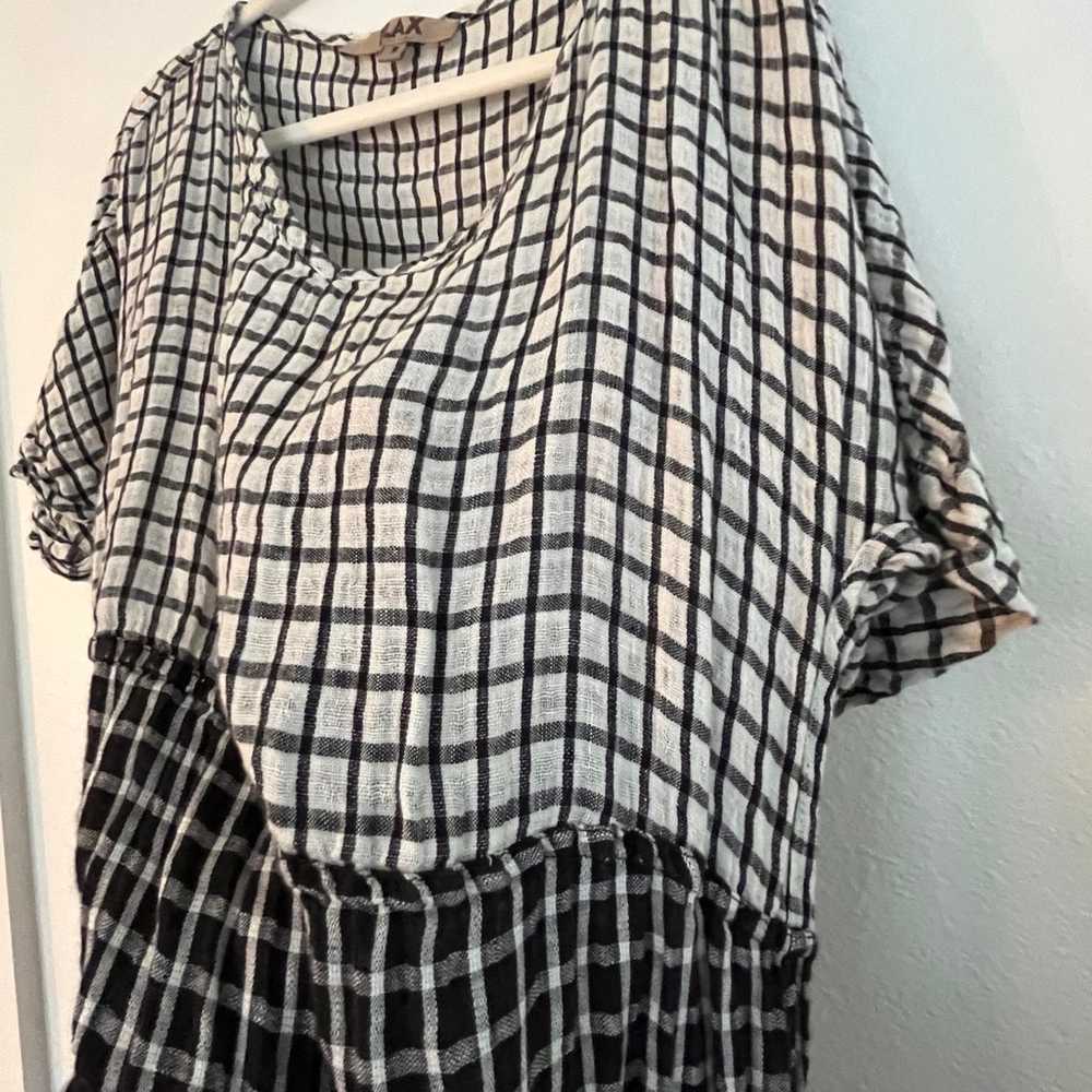 Flax checkered mini dress - image 2