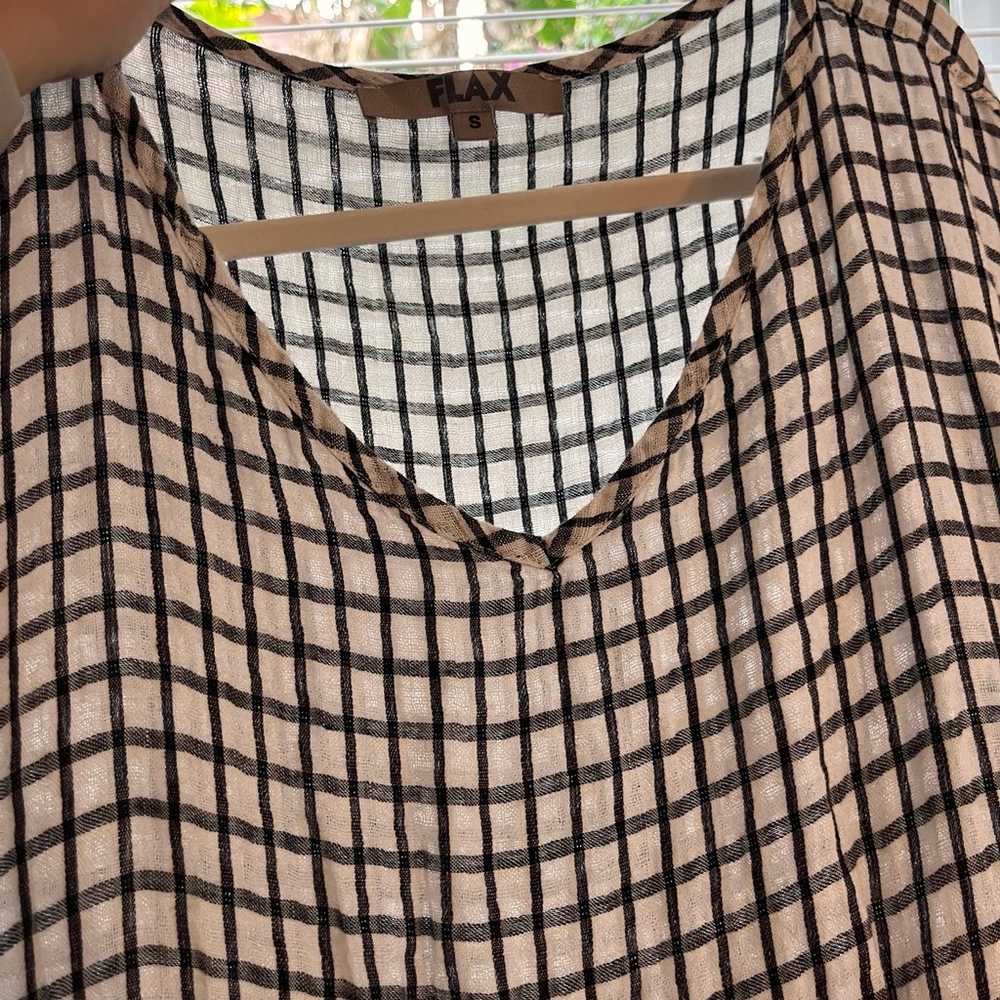 Flax checkered mini dress - image 7