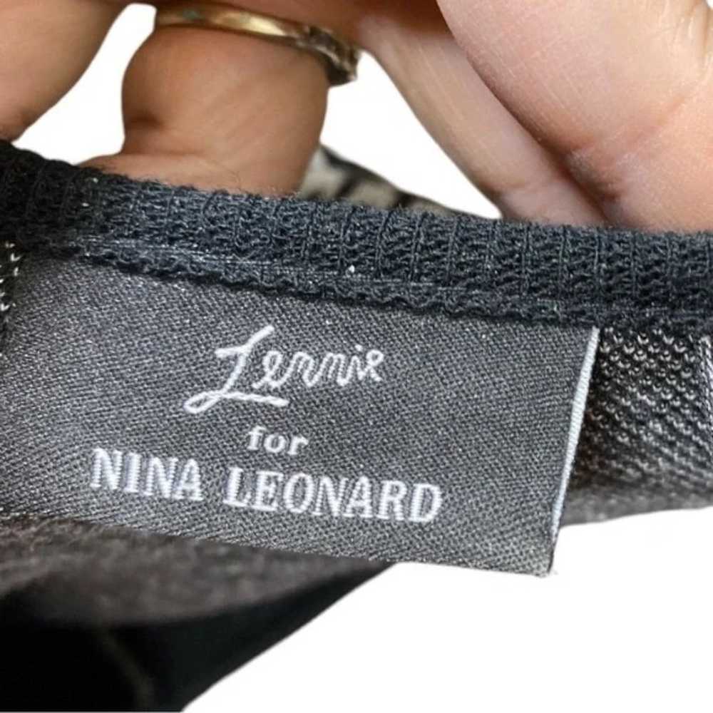 Lennie For Nina Leonard Dress Houndstooth Knit Si… - image 8
