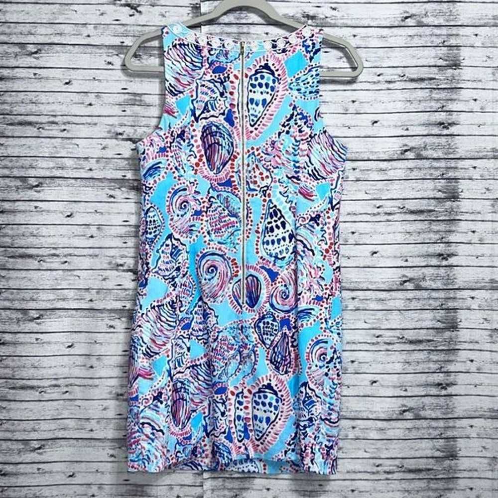 Lilly Pulitzer Gabby Shift Dress Shell Me About It - image 12