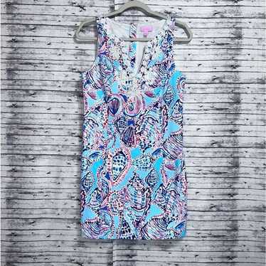 Lilly Pulitzer Gabby Shift Dress Shell Me About It - image 1