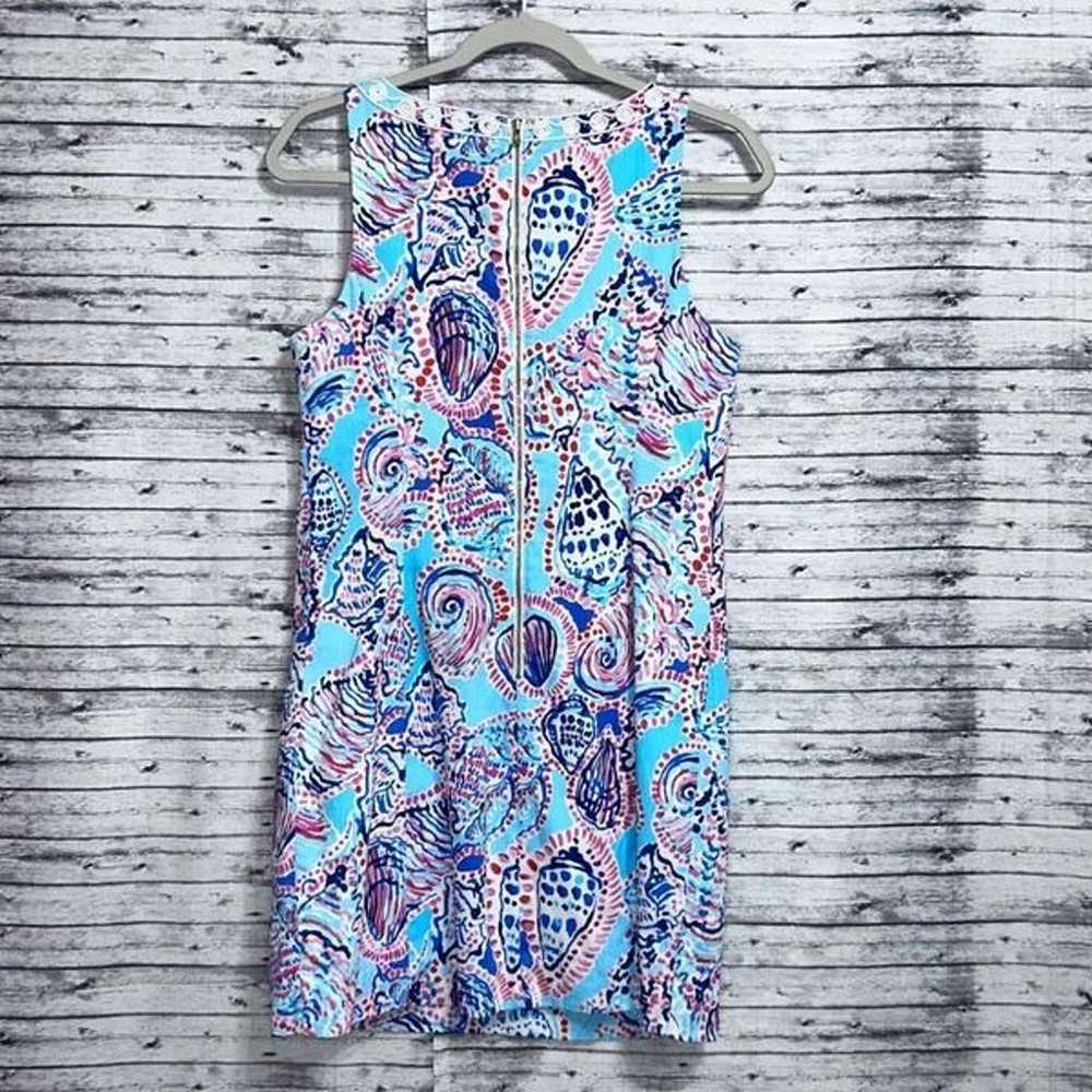 Lilly Pulitzer Gabby Shift Dress Shell Me About It - image 2
