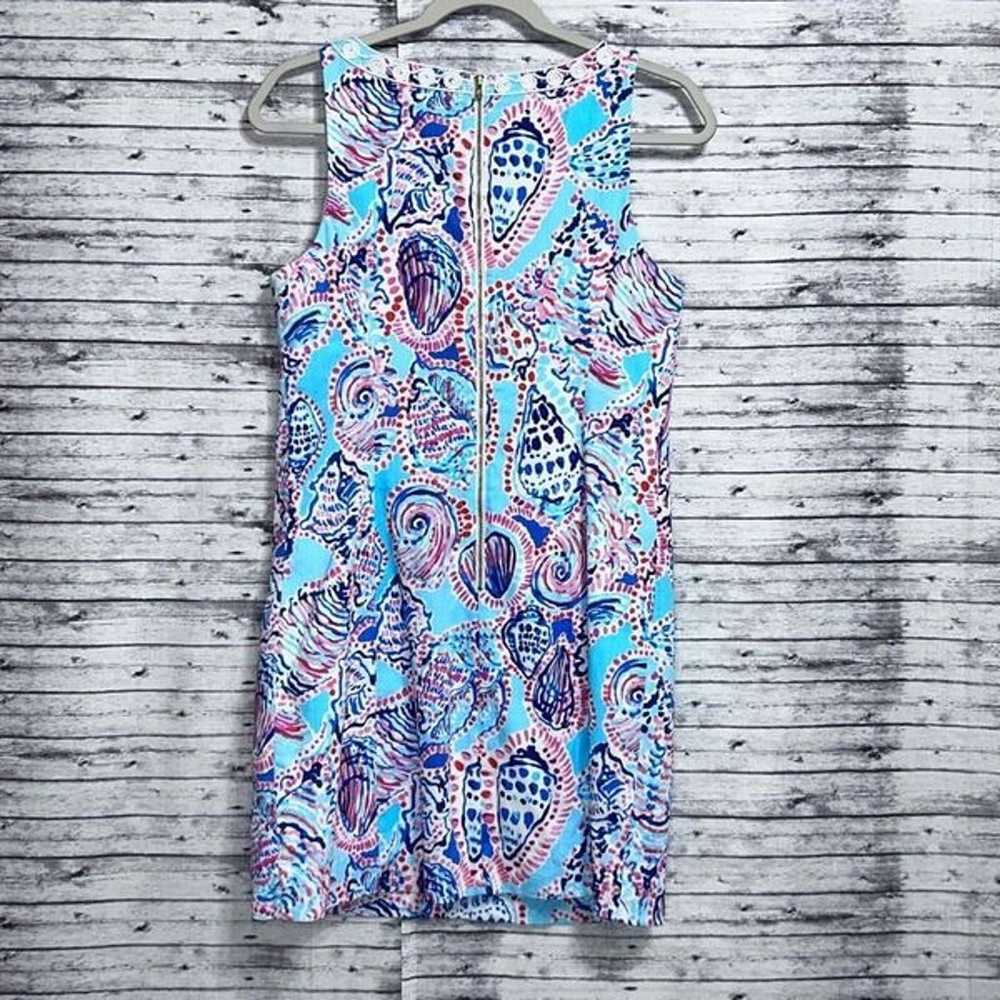 Lilly Pulitzer Gabby Shift Dress Shell Me About It - image 4
