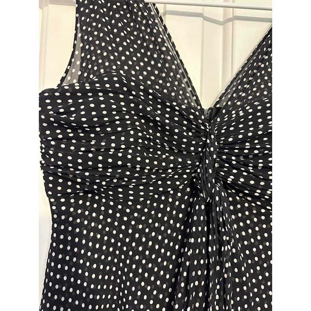 Donna Ricco black and white polka dot dress 10 - image 2