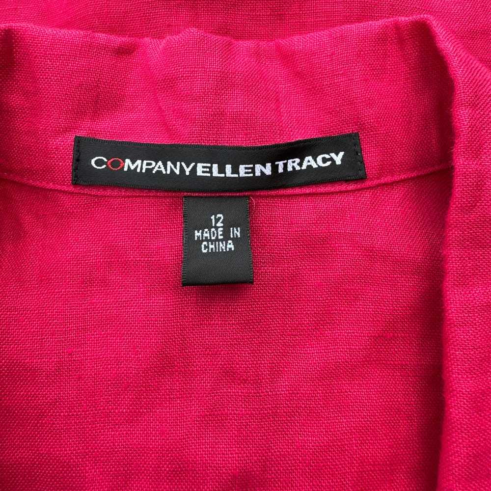 Company Ellen Tracy 100% Linen Sleeveless Midi Bu… - image 10