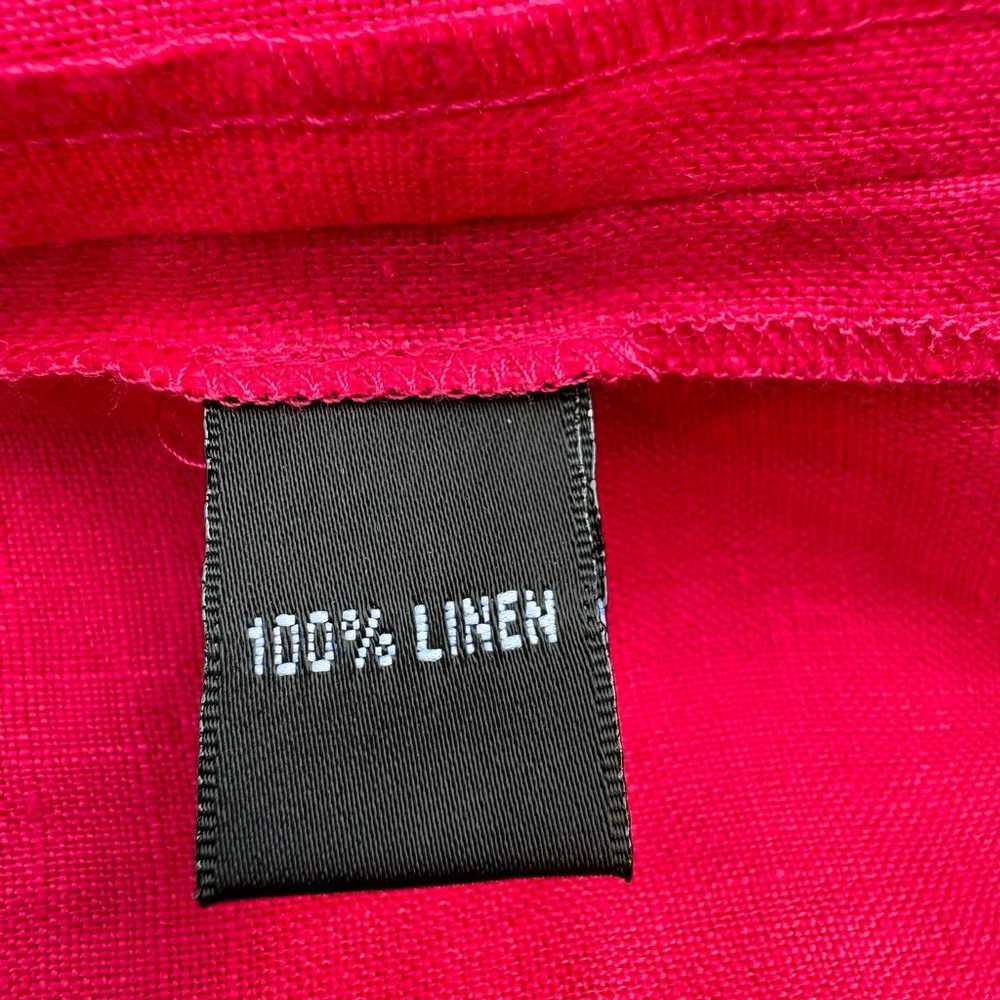Company Ellen Tracy 100% Linen Sleeveless Midi Bu… - image 11